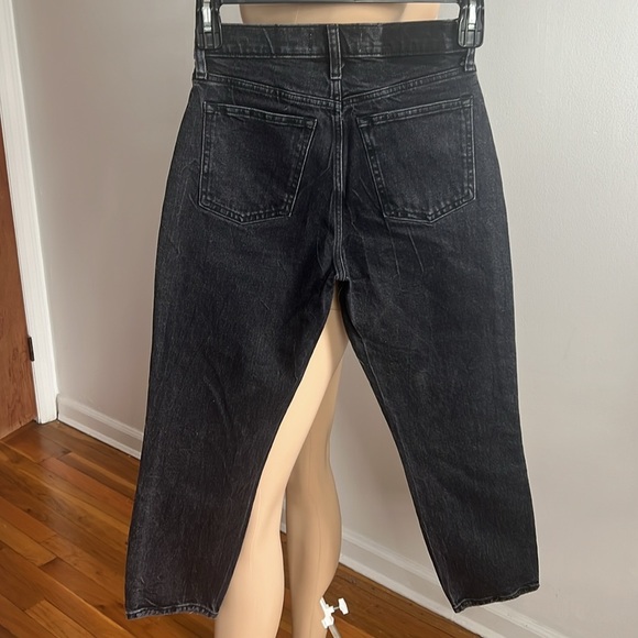 Abercrombie & Fitch The Mom High Rise Jeans Black Size 26/2 - Picture 10 of 15